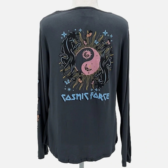 Stunner California Yin Yang Cosmic Force Long Sleeve T-Shirt - NWOT - Size XL - Picture 3 of 6